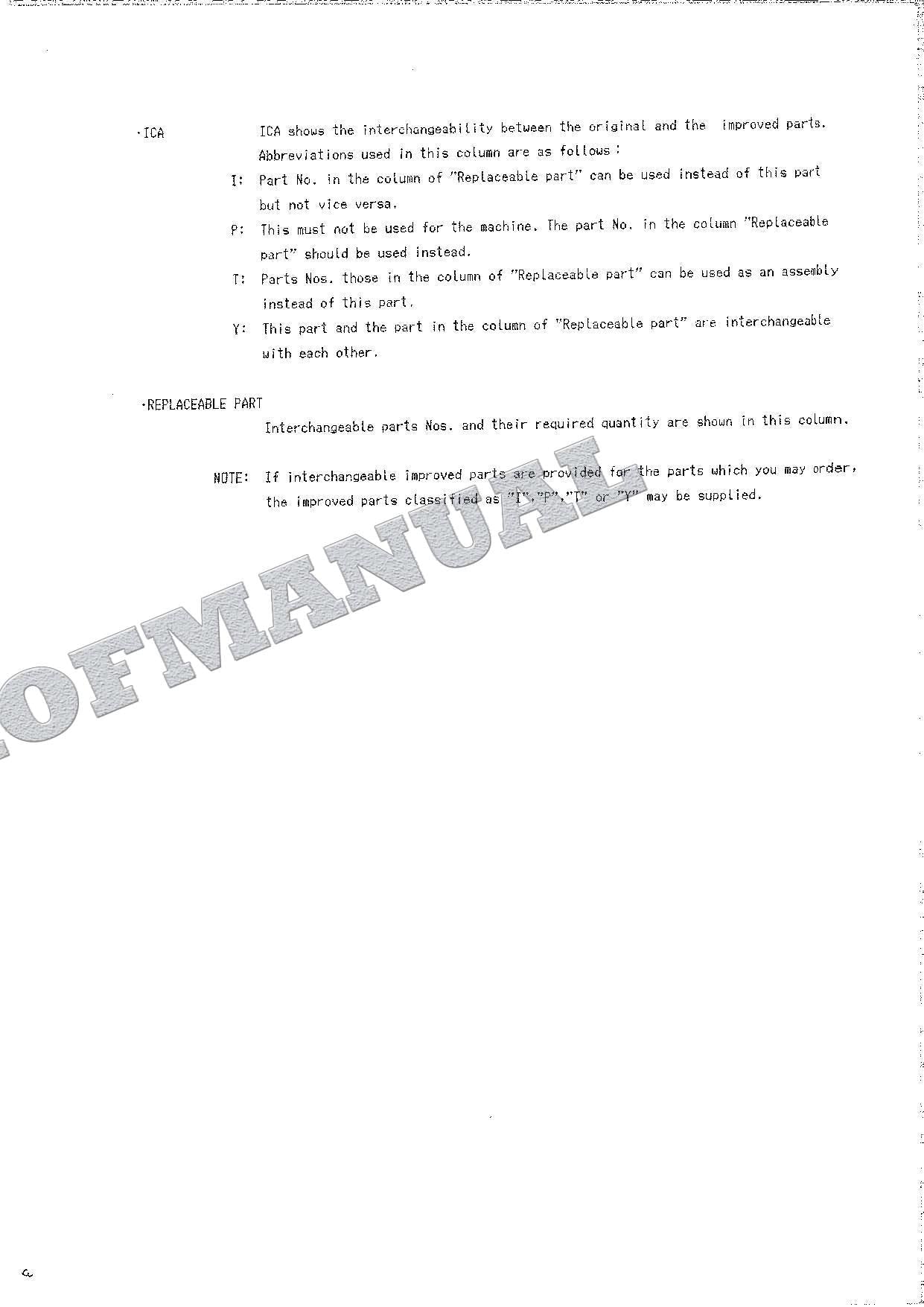 HITACHI UH053 Excavator Parts Catalog Manual EP12A-1-4