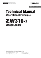 Hitachi ZW310-7 Wheel Loader Technical Manual Operational Principle