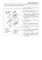 Manual de servicio técnico del taller del motor HITACHI 4BG1 Tier2