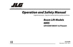 JLG 680S Boom Lift Maintenance Operation Operators Manual 3121678