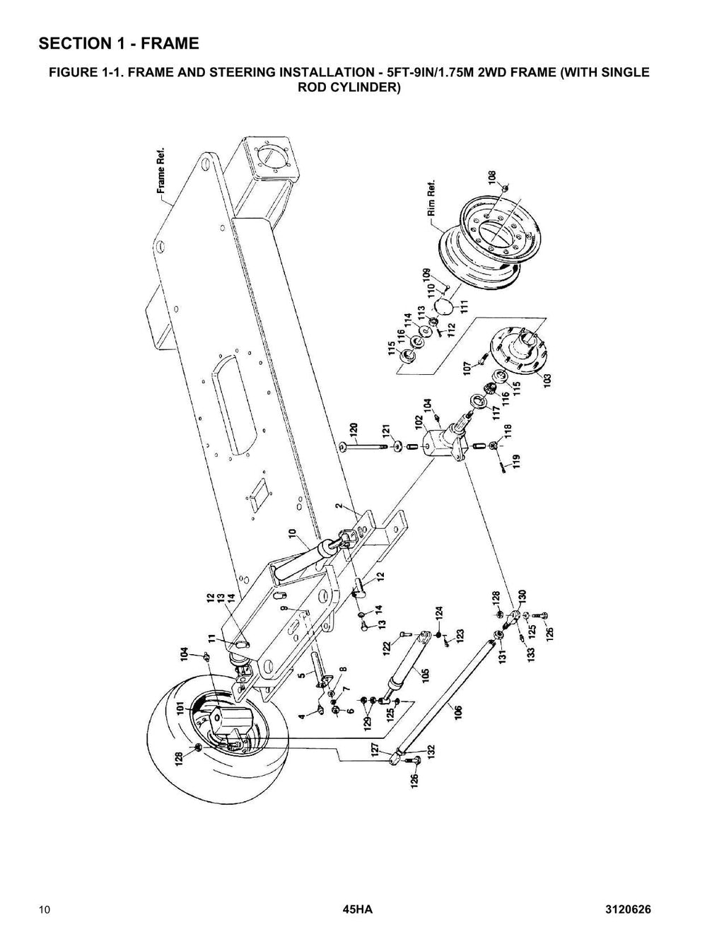Manual del catálogo de piezas del elevador de pluma JLG 45HA 3120626