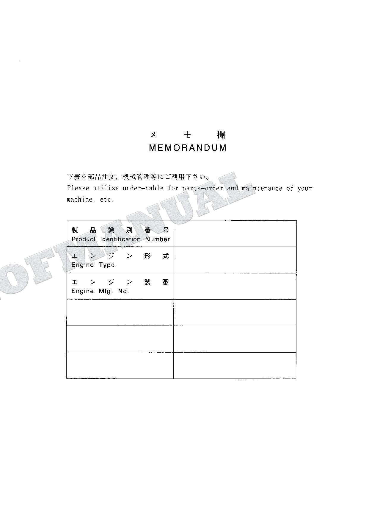 HITACHI ZAXIS ZX75US Equipment Component Excavator Parts Catalog Manual