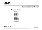 Catálogo de piezas de la excavadora compacta JLG GEN 2 X17JP GEN 2 X500AJ Manual en varios idiomas