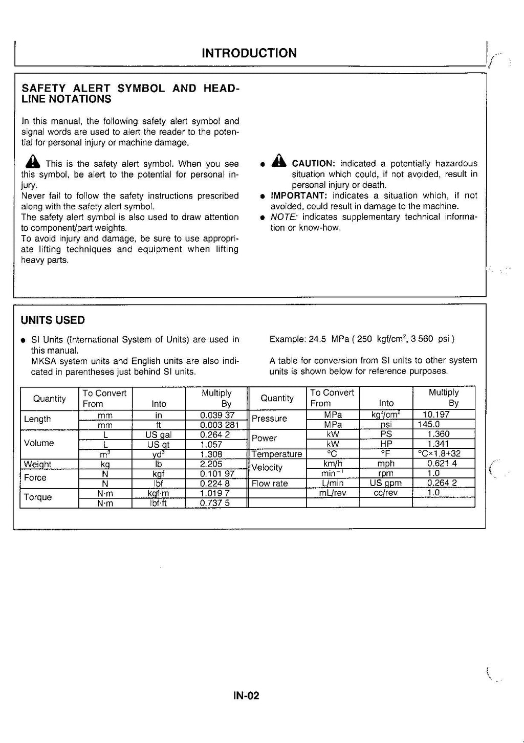 HITACHI EX100WD-3 EX100WD-3C Excavator Service Manual