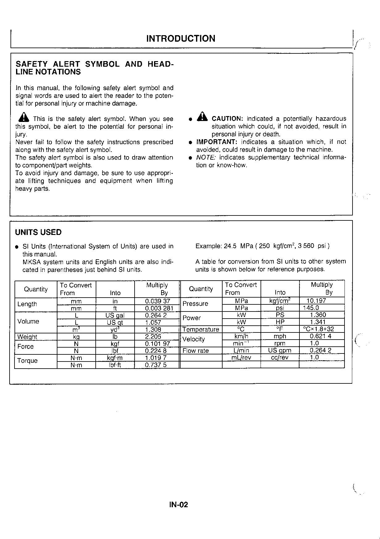 HITACHI EX100WD-3 EX100WD-3C Excavator Service Manual