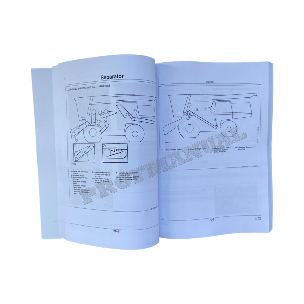 JOHN DEERE 9400 9500 9600 MANUAL DEL OPERADOR DE LA COSECHADORA + ¡BONIFICACIÓN!