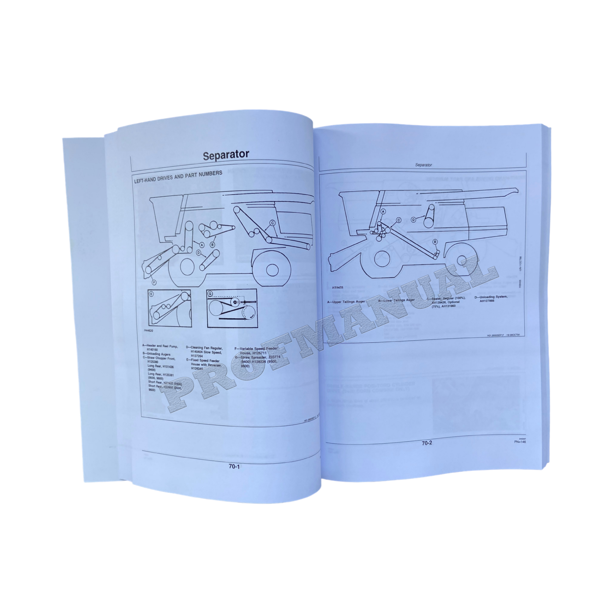 JOHN DEERE 9400 9500 9600 MANUAL DEL OPERADOR DE LA COSECHADORA + ¡BONIFICACIÓN!