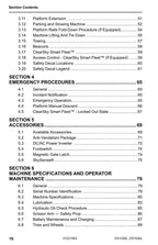 JLG ES1330L ES1530L Scissor Lift Maintenance Operation Operators Manual 31221553