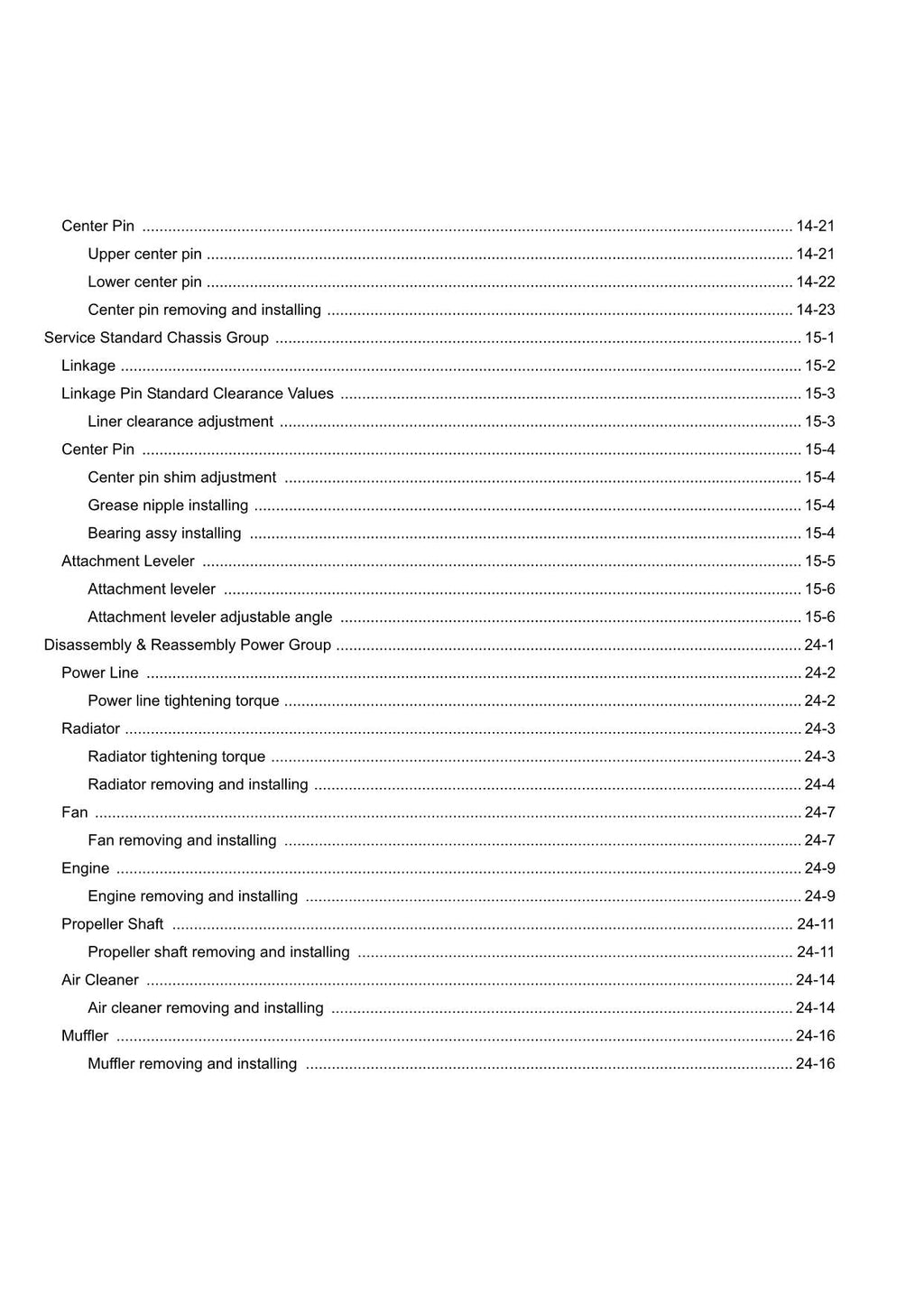 Hitachi ZW550 Wheel Loader Workshop Manual W11C5-E-01