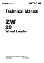 Hitachi ZW20 Wheel Loader Technical Manual