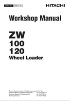 Hitachi ZW100 ZW120 Wheel Loader Workshop Manual