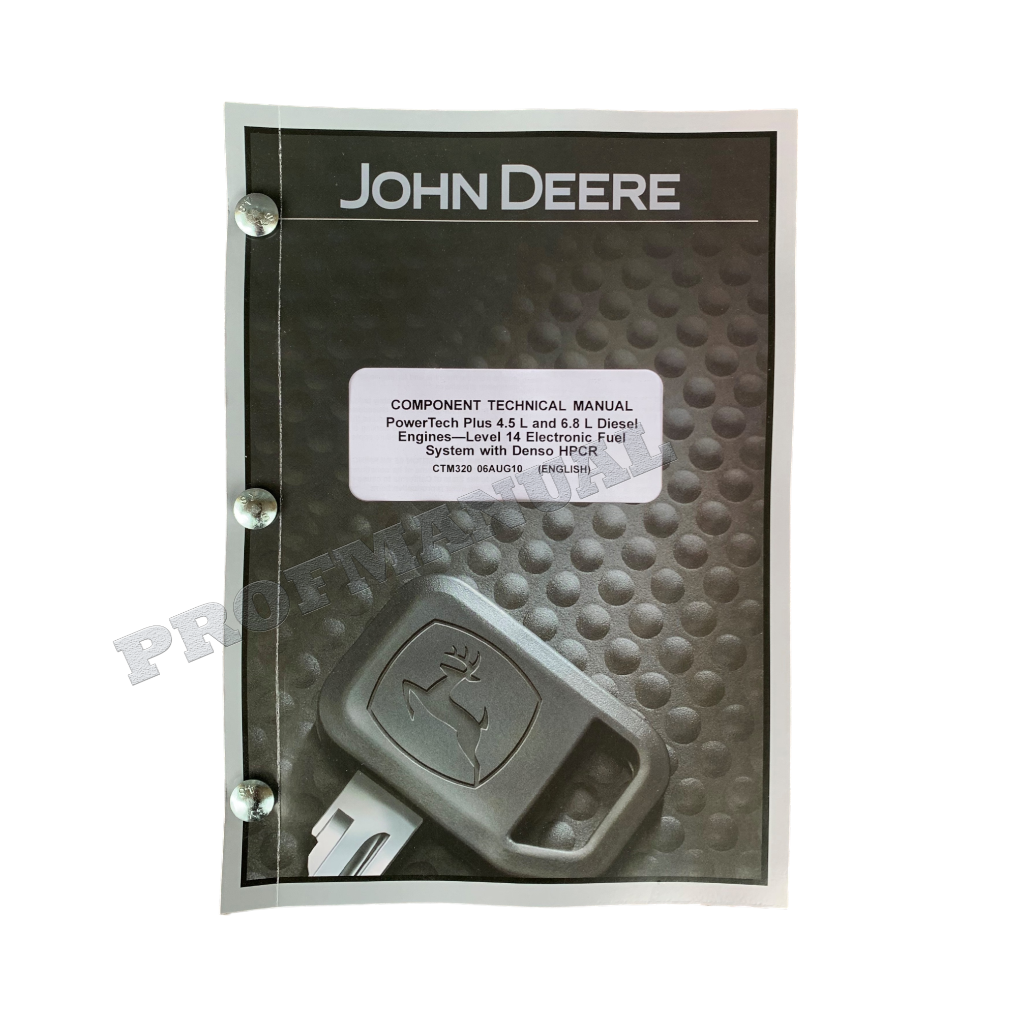 Manual de servicio del sistema de combustible del motor diésel John Deere 4045-6068