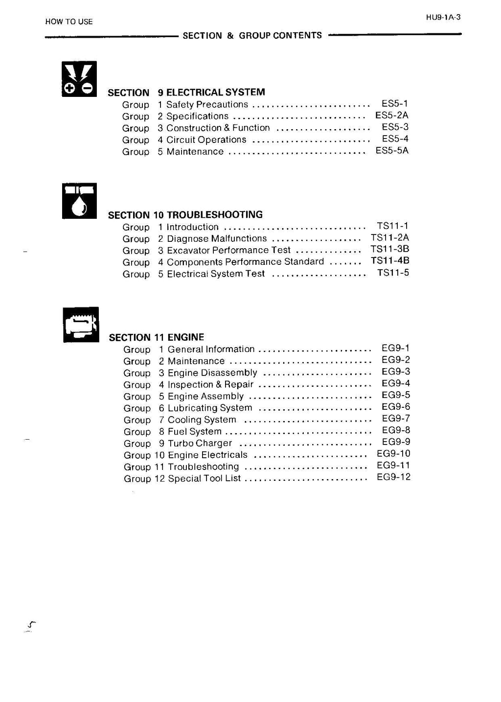 HITACHI EX150 Excavator Service Manual