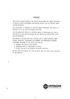 HITACHI UH051M EXCAVATOR SERVICE MANUAL