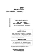 JOHN DEERE 944K LOADER OPERATORS MANUAL #3
