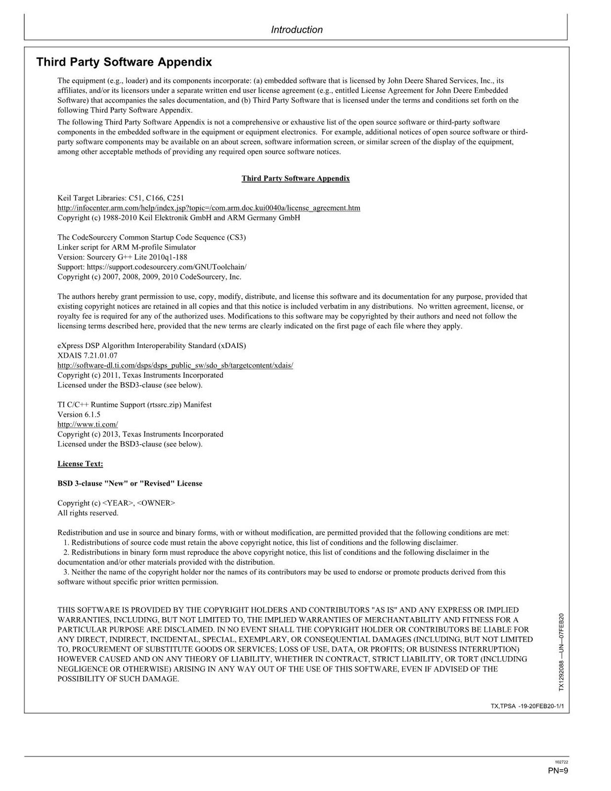 MANUAL DEL OPERADOR DEL CARGADOR JOHN DEERE 944K N.° 3 