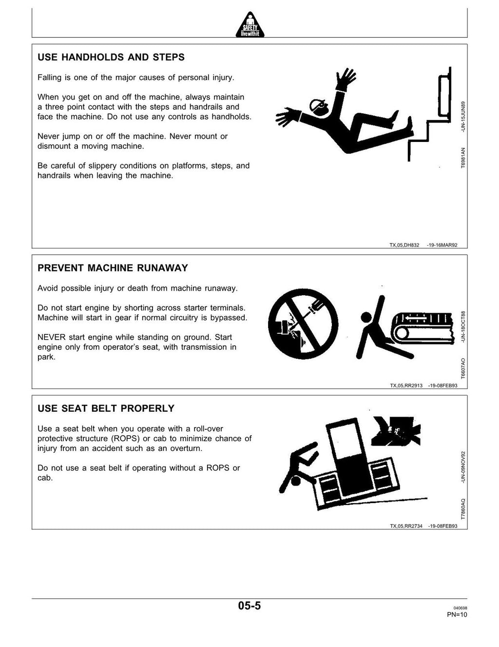 MANUAL DEL OPERADOR DE LA CARGADORA SOBRE ORUGAS JONH DEERE 655B 755B 