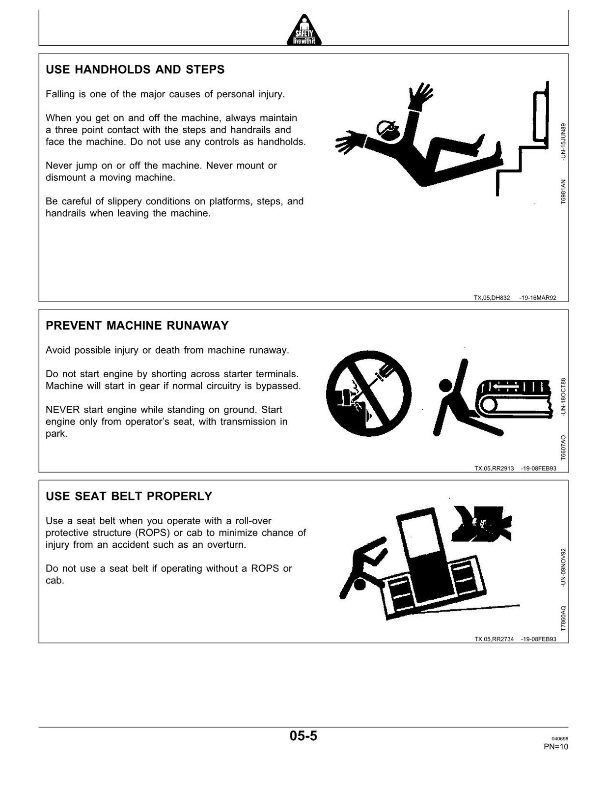 MANUAL DEL OPERADOR DE LA CARGADORA SOBRE ORUGAS JONH DEERE 655B 755B 