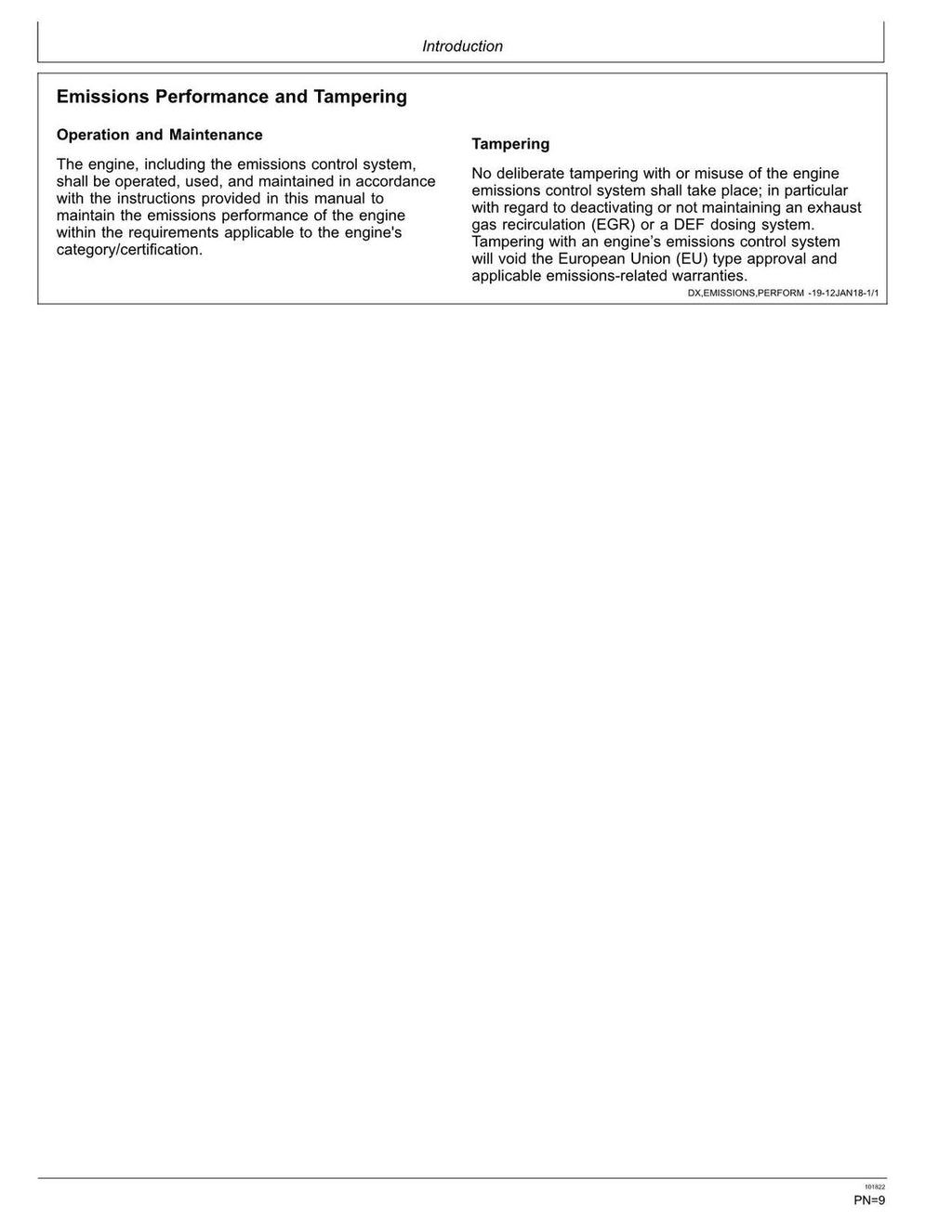 MANUAL DEL OPERADOR DE LA TOPADORA SOBRE ORUGAS JONH DEERE 1050K PL 