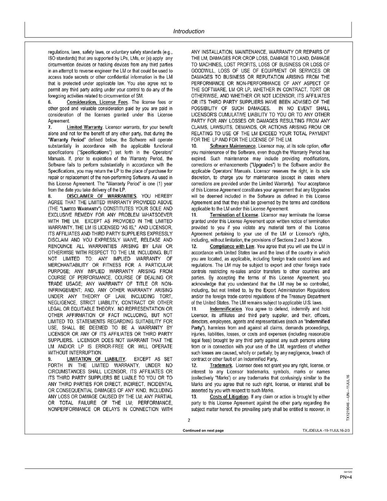 MANUAL DEL OPERADOR DEL CARGADOR DE ORUGAS JONH DEERE 605K 