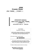 JONH DEERE 950K CRAWLER DOZER OPERATORS MANUAL #2