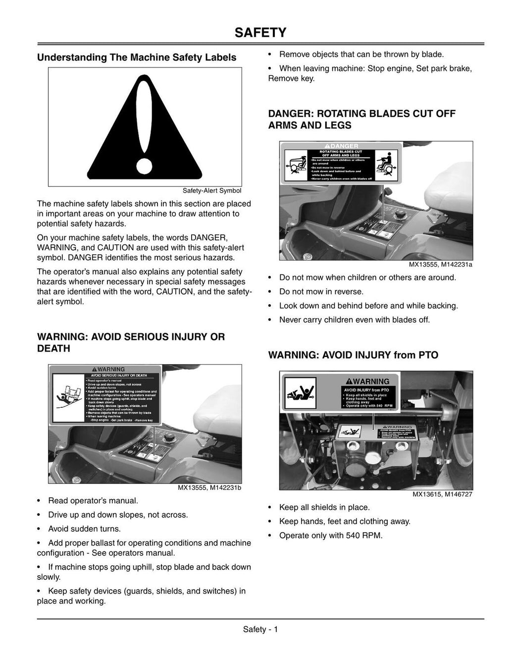 MANUAL DEL OPERADOR DEL TRACTOR JOHN DEERE X495 N.° 2