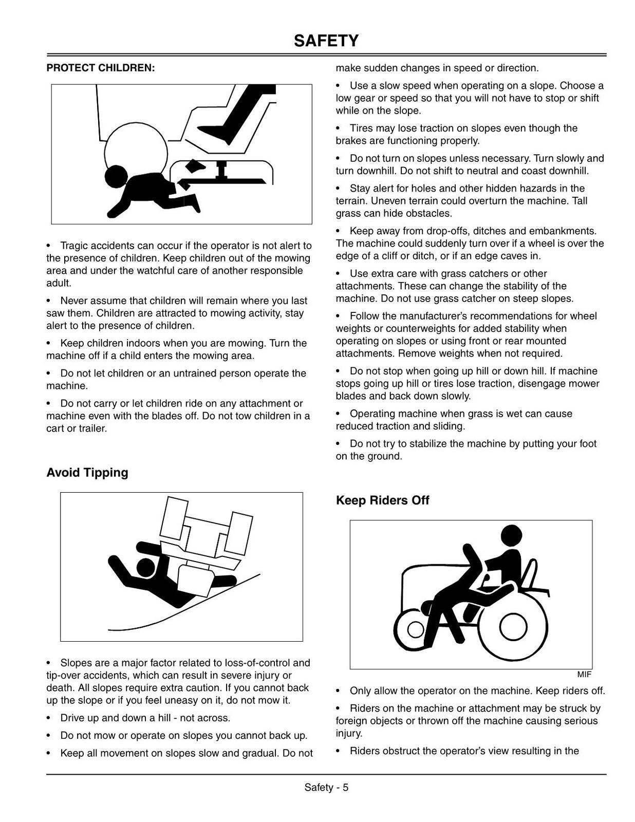 MANUAL DEL OPERADOR DEL TRACTOR JOHN DEERE X495 N.° 2