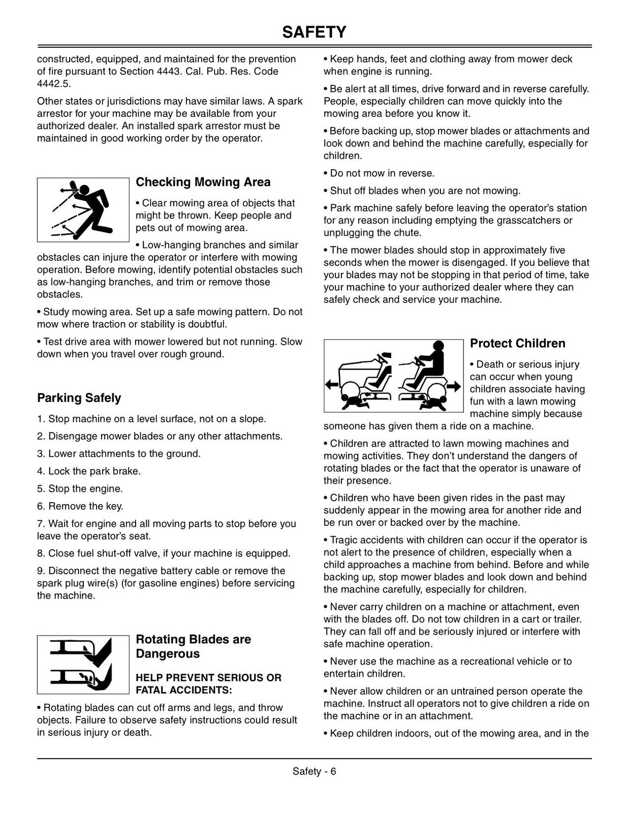 MANUAL DEL OPERADOR DEL TRACTOR JOHN DEERE X300R 040001-150000
