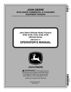 MANUAL DEL OPERADOR DEL TRACTOR JOHN DEERE X700 X720 X724 X728 X729 N.° 4