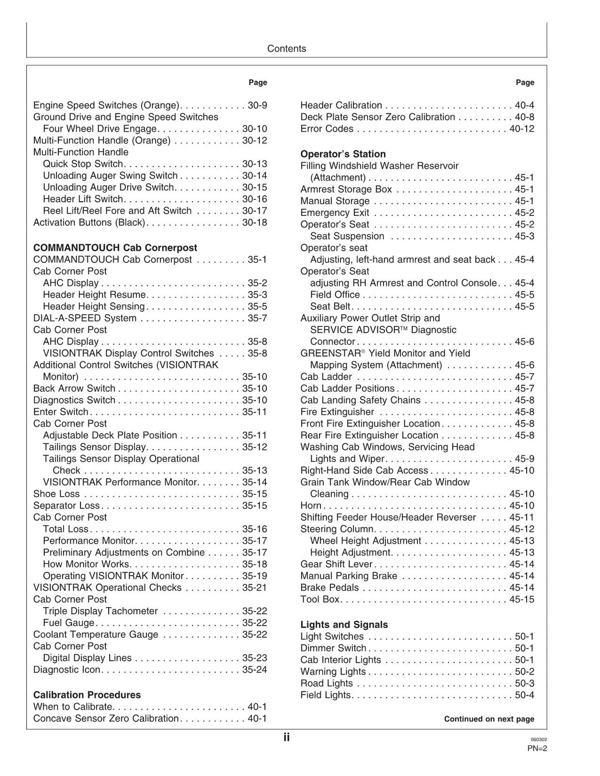 MANUAL DEL OPERADOR DE LA COSECHADORA JOHN DEERE 9750 STS 