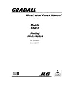 GRADALL JLG 534B-9 Telehandler Parts Catalog Manual