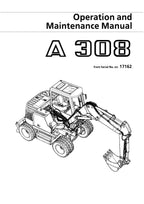 Liebherr A308 Excavator  Operators manual