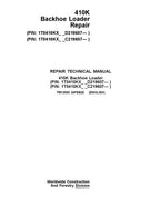 MANUAL TÉCNICO DE REPARACIÓN Y SERVICIO DE LA RETROEXCAVADORA JONH DEERE 410K TM12500