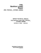 JONH DEERE 310L BACKHOE LOADER REPAIR SERVICE TECHNICAL MANUAL TM13294X19