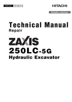 HITACHI ZAXIS 250LC-5G EXCAVATOR REPAIR SERVICE MANUAL #1