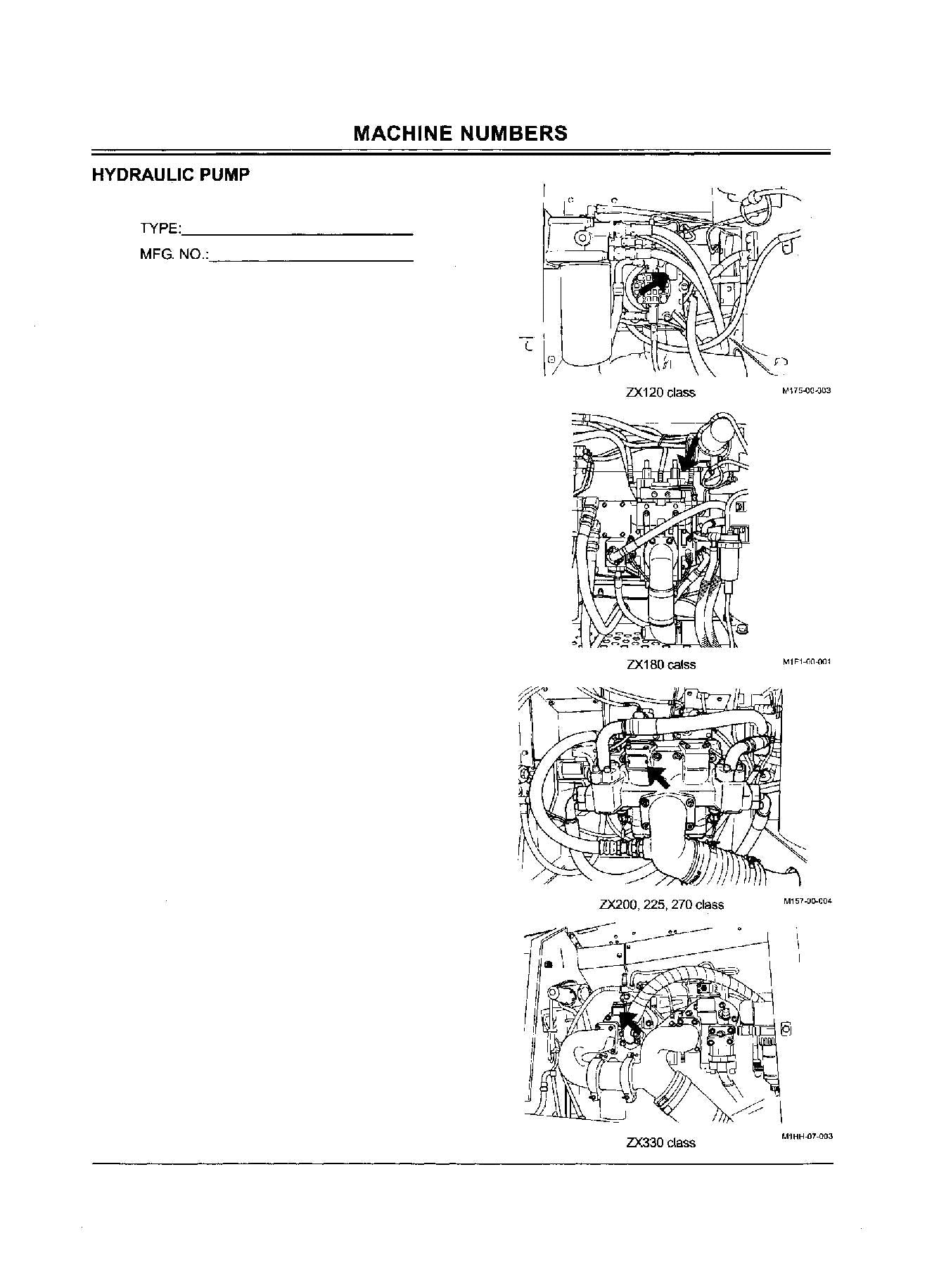 HITACHI ZAXIS ZX 110 225USRLC 250 250LC 280LC 350LC EXCAVATOR OPERATORS MANUAL