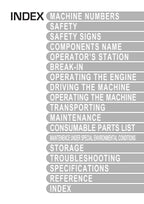 HITACHI ZAXIS ZX 27U-2 30U-2 35U-2 40U-2 50U-2 EXCAVATOR OPERATORS MANUAL