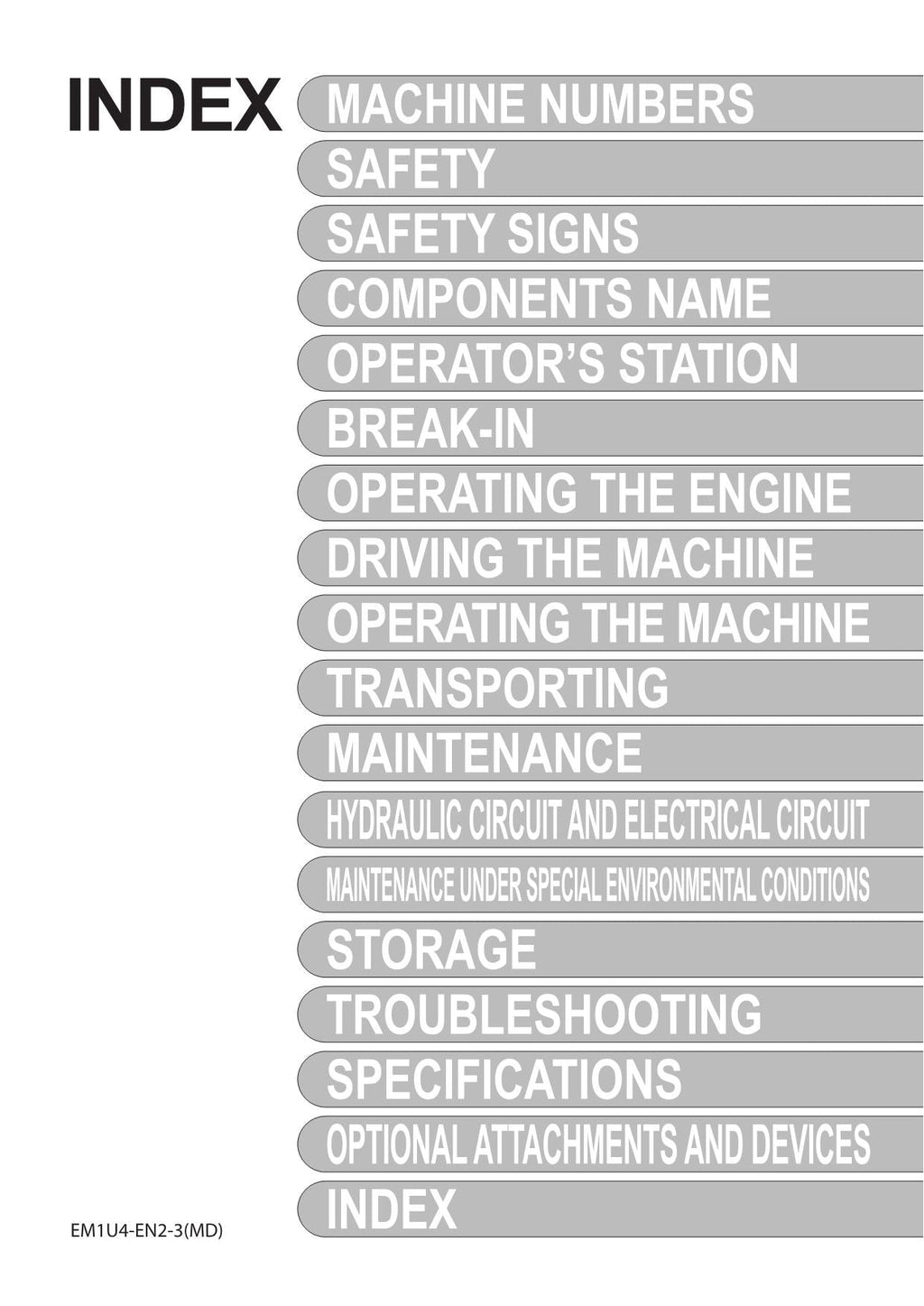 HITACHI ZAXIS ZX 135US-3 225USLC-3 225USRLC-3 EXCAVATOR OPERATORS MANUAL