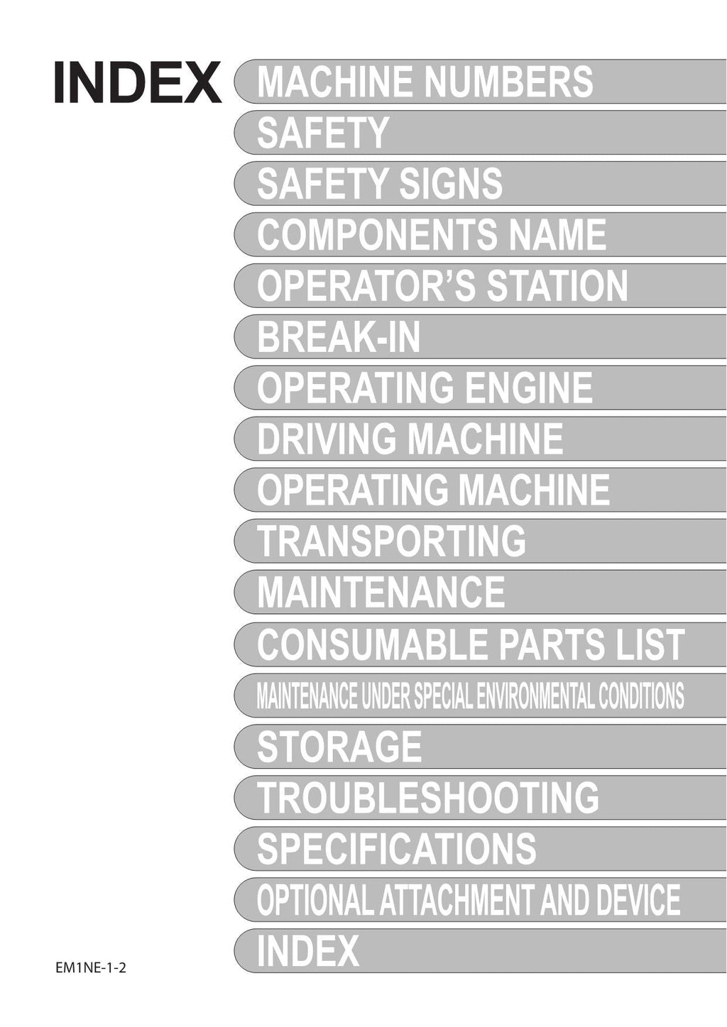 HITACHI ZAXIS ZX 27U-3 30U-3 35U-3 40U-3 50U-3 EXCAVATOR OPERATORS MANUAL