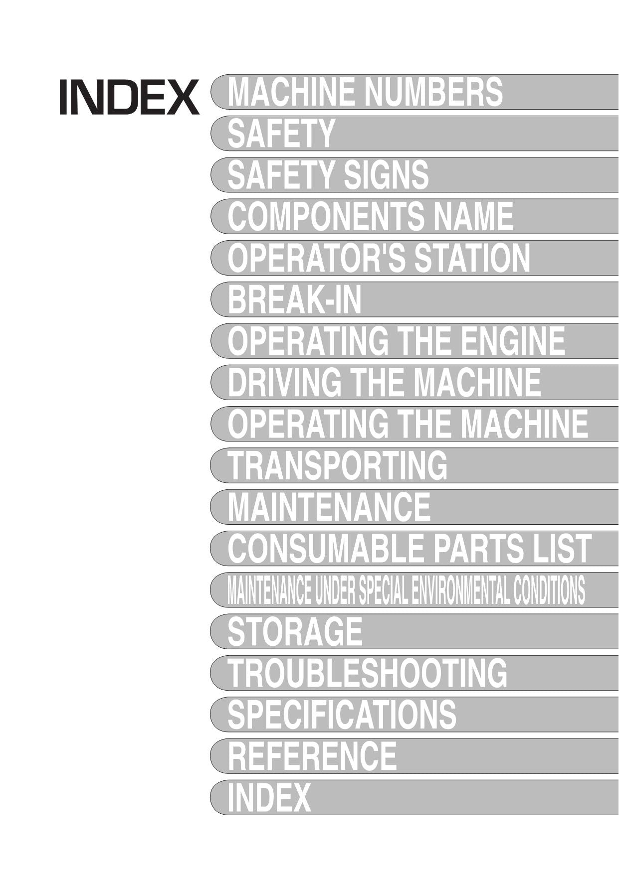HITACHI ZAXIS ZX 17U-2 EXCAVATOR OPERATORS MANUAL serial 012958-