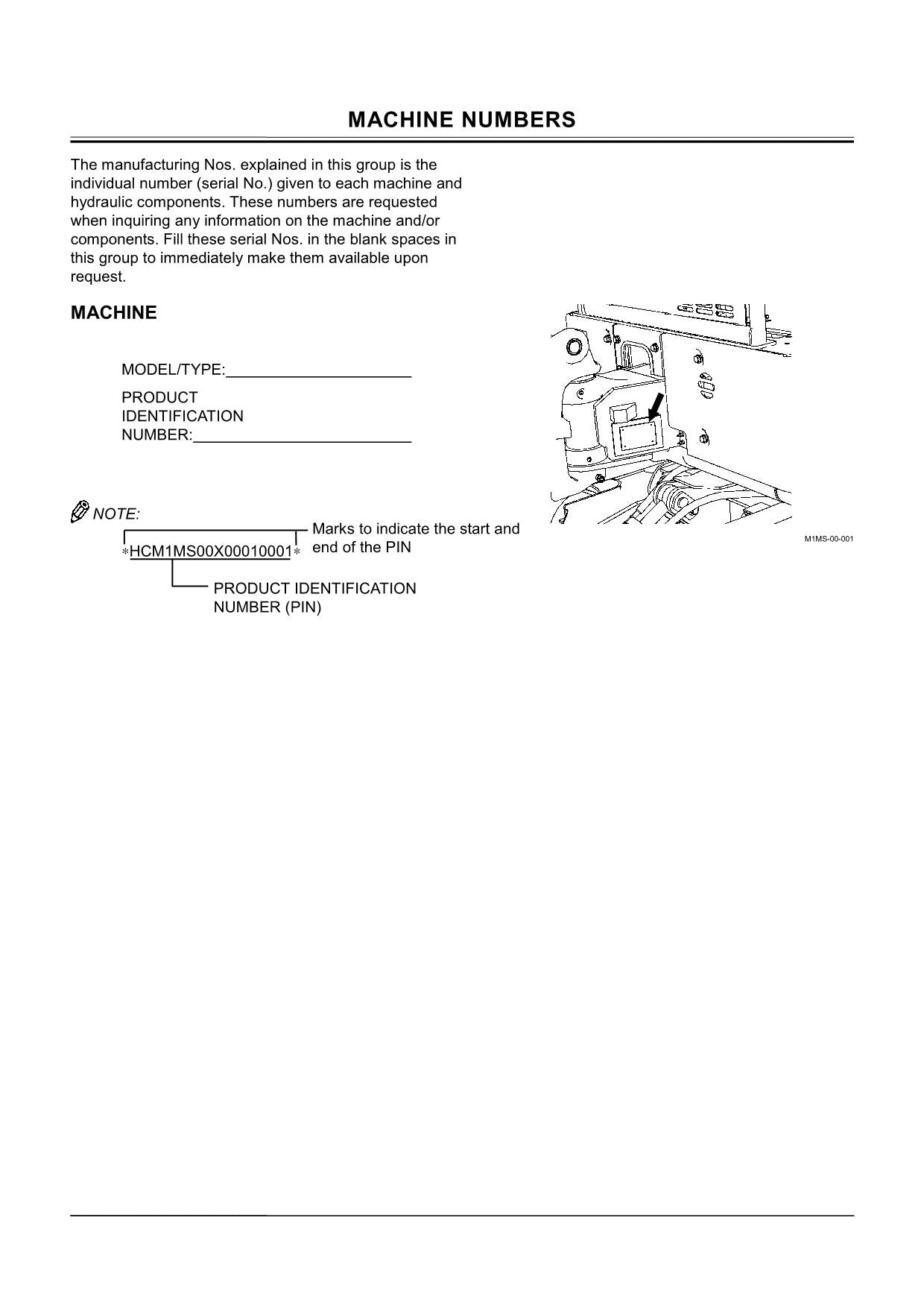 HITACHI ZAXIS ZX 17U-2 EXCAVATOR OPERATORS MANUAL serial 012958-