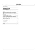 HITACHI ZAXIS ZX 50U-3 60USB-3 EXCAVATOR OPERATORS MANUAL