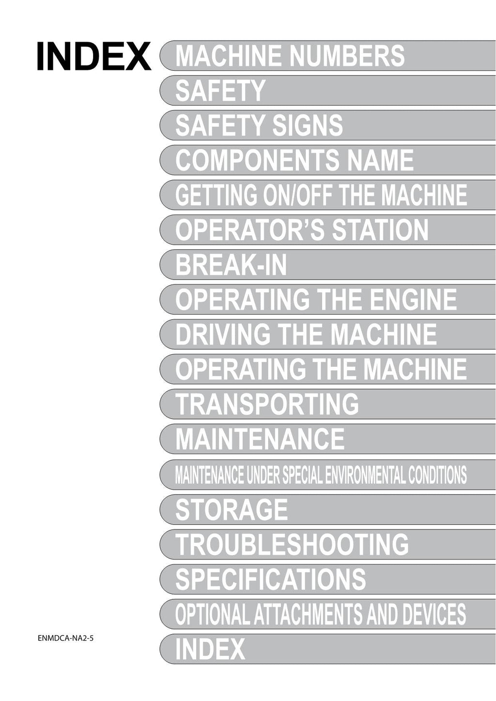 HITACHI ZAXIS ZX 130-5N 160LC-5N 180LC-5N EXCAVATOR OPERATORS MANUAL