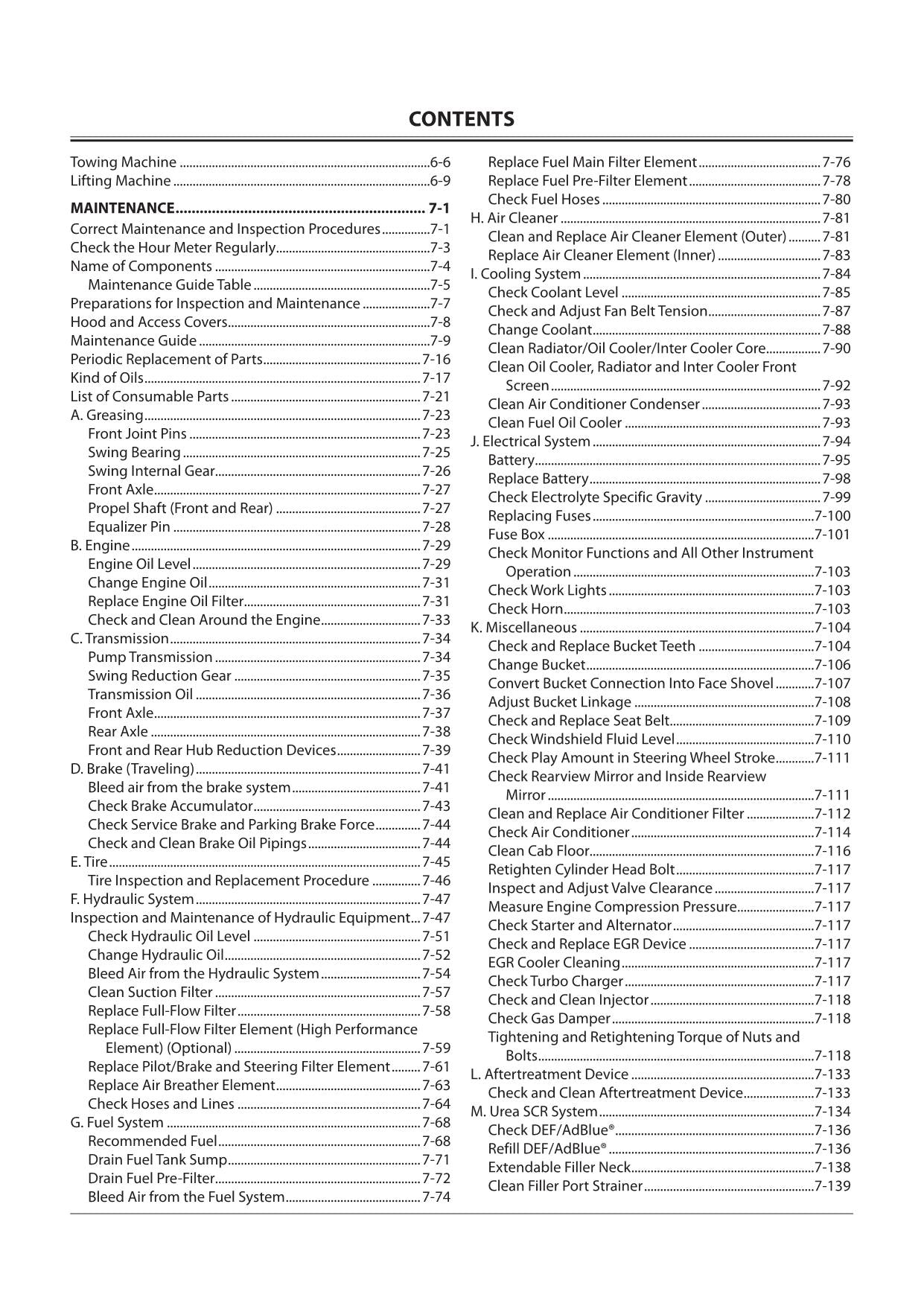 HITACHI ZAXIS ZX 190W-6N EXCAVATOR OPERATORS MANUAL