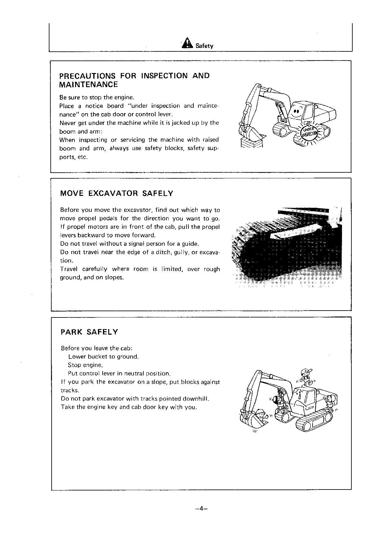 HITACHI UH033 EXCAVATOR OPERATORS MANUAL