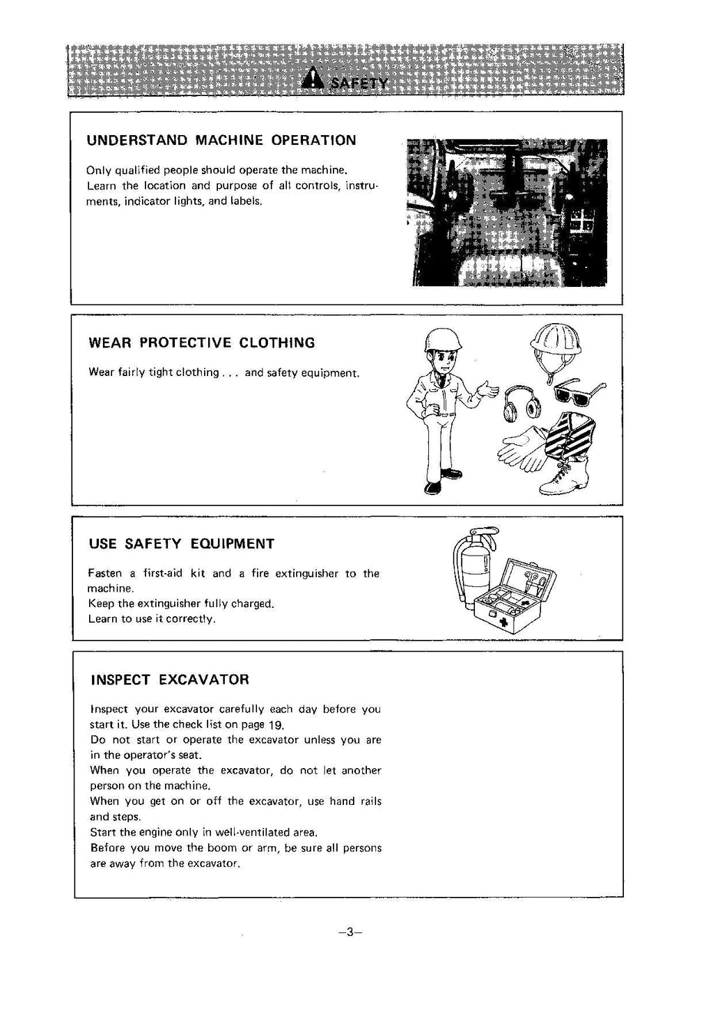 HITACHI UH033 EXCAVATOR OPERATORS MANUAL