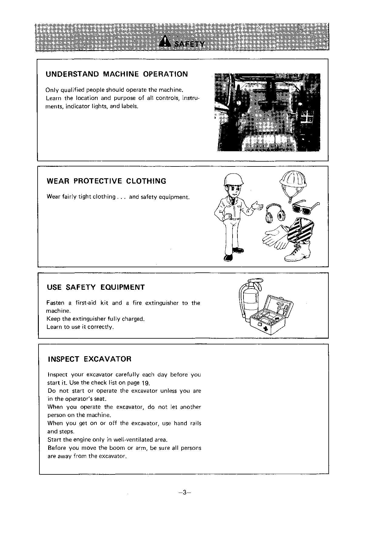 HITACHI UH033 EXCAVATOR OPERATORS MANUAL