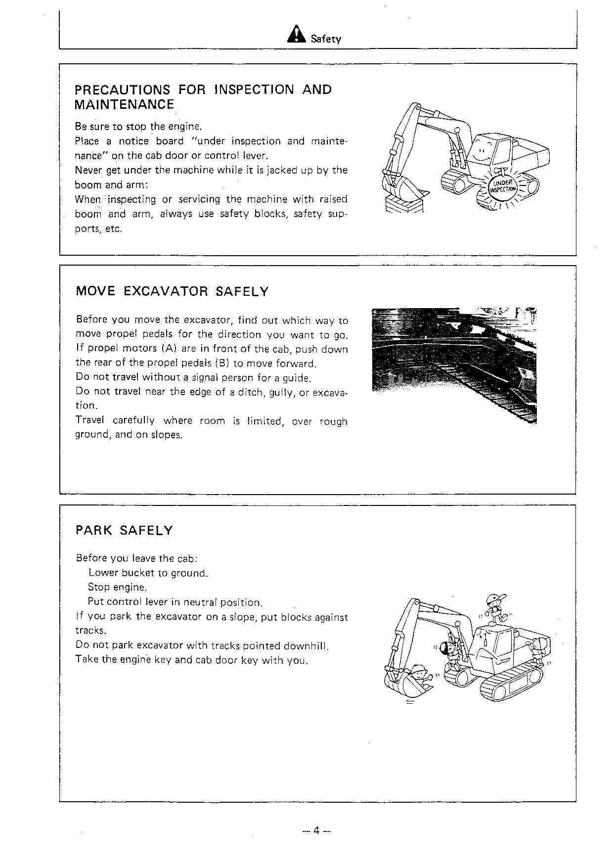 HITACHI UH103 EXCAVATOR OPERATORS MANUAL