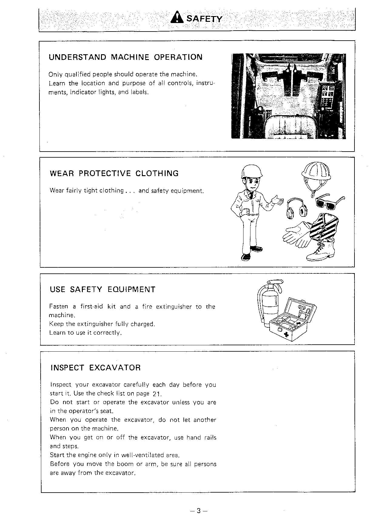 HITACHI UH103 EXCAVATOR OPERATORS MANUAL