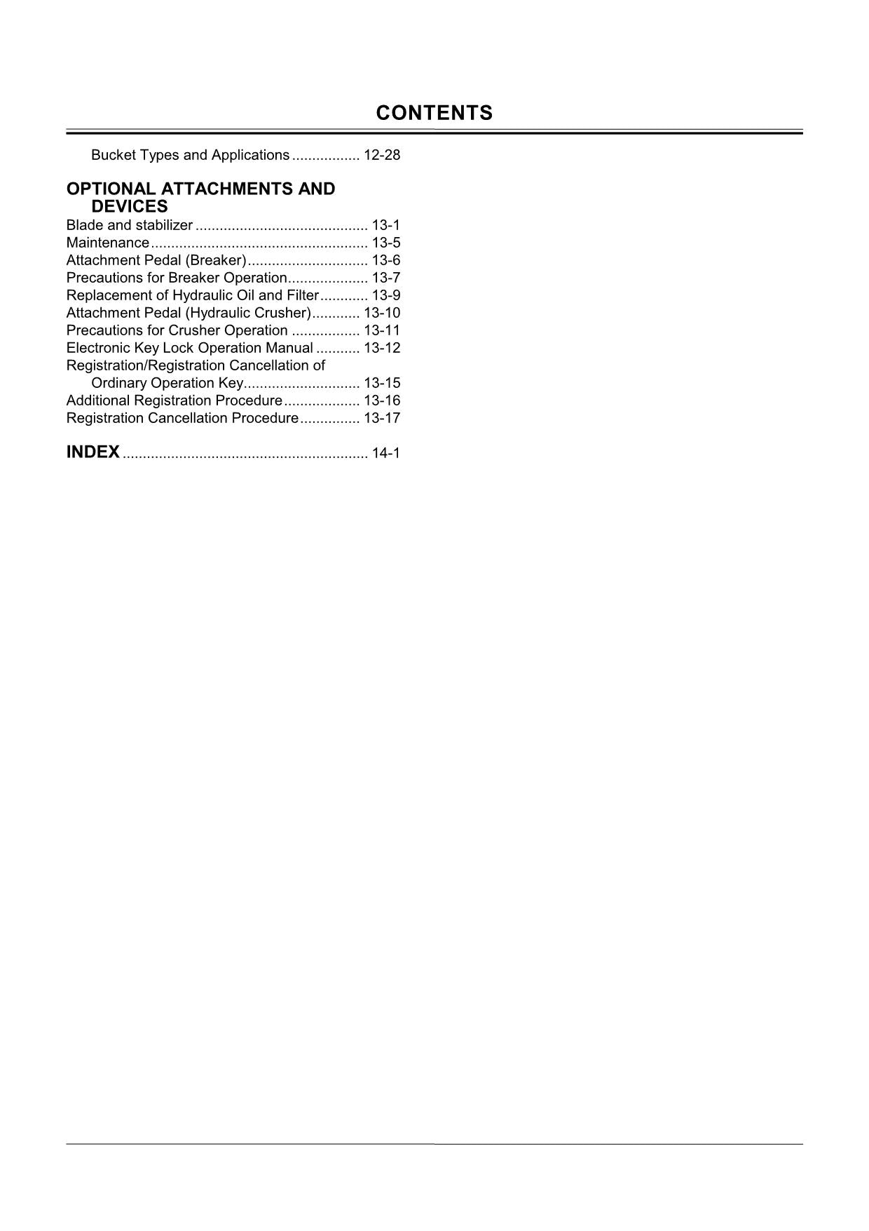 HITACHI ZAXIS ZX 180W 210W EXCAVATOR OPERATORS MANUAL #1